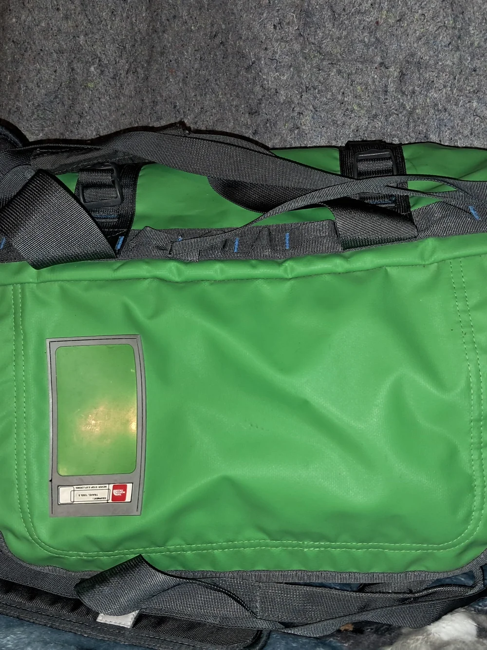 The North Face Green Duffle Bag - Reliable Travel & Gym Tote